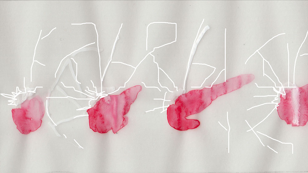 Film stills from artist Emilia Izquierdo's experimental Film Mirrors, 2016.