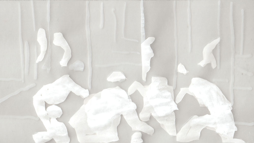 Film stills from artist Emilia Izquierdo's experimental Film Mirrors, 2016.